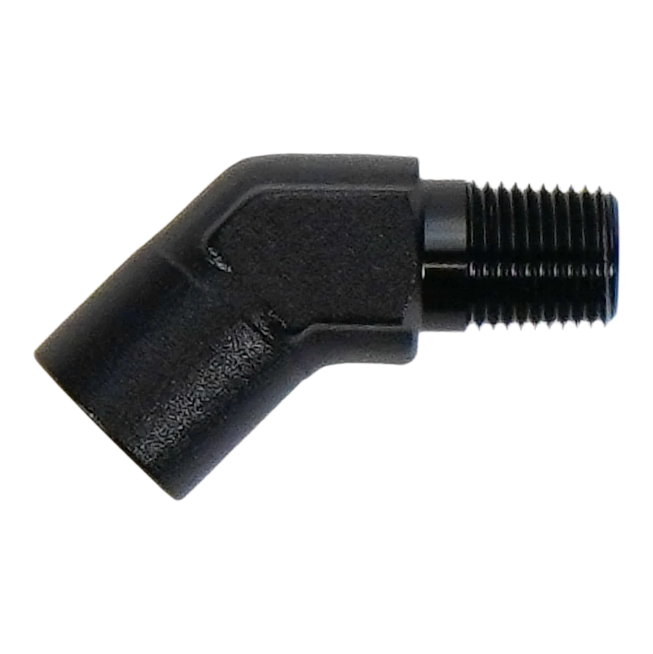 1/8" NPT Female to 1/8" NPT Male 45-Degree Fitting