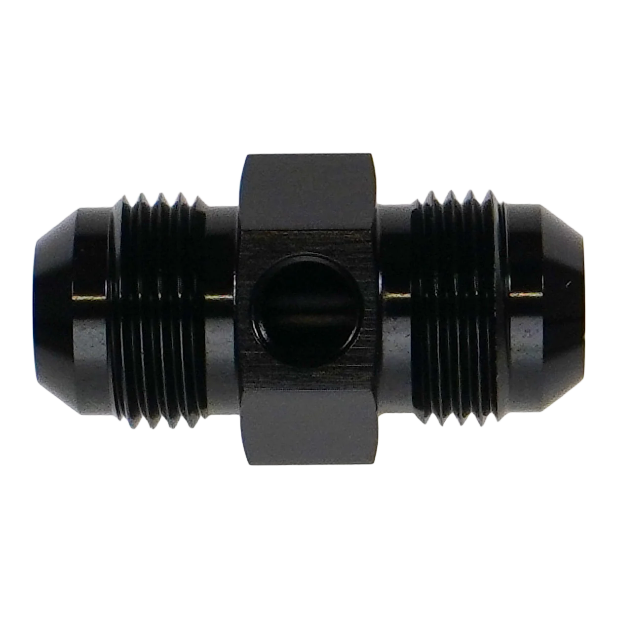 10AN Male Flare Gauge Adapter with 1/8" Gauge Port