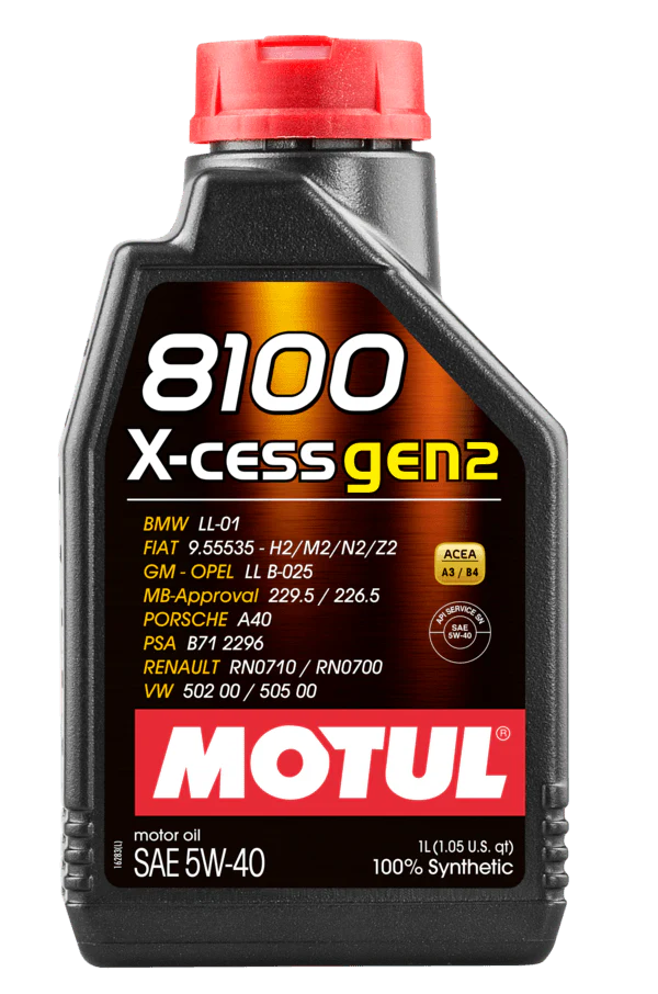 Motul 8100 X-CESS GEN2 5W-40 1L US 110904