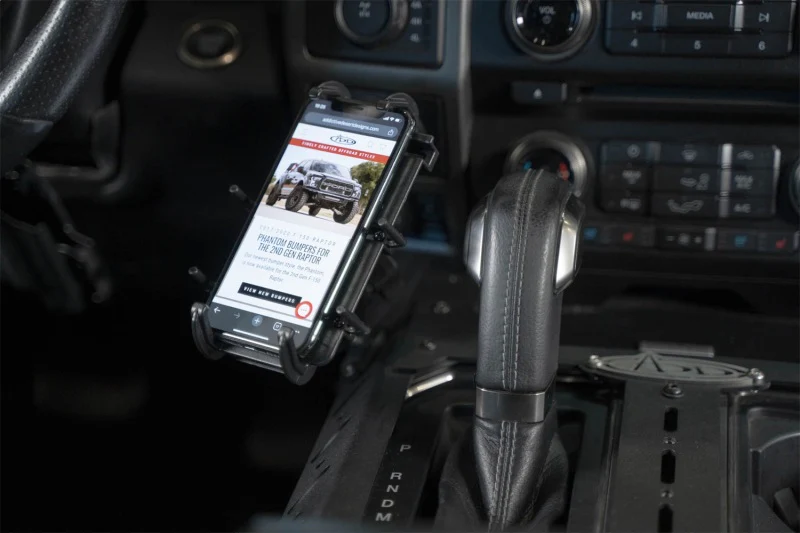 Addictive Desert Designs15-20 Ford F-150 / 15-20 Ford Raptor Center Console Molle Panels - Full Set - Image 4