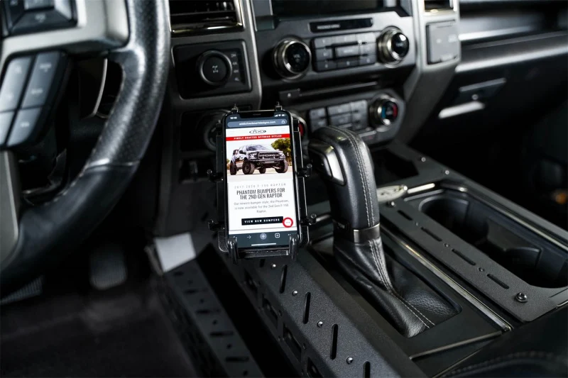 Addictive Desert Designs15-20 Ford F-150 / 15-20 Ford Raptor Center Console Molle Panels - Full Set - Image 6