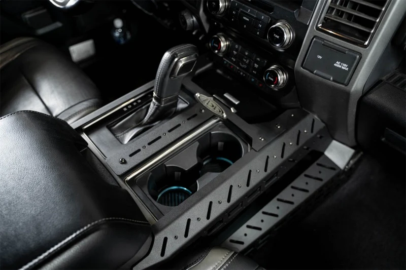 Addictive Desert Designs15-20 Ford F-150 / 15-20 Ford Raptor Center Console Molle Panels - Full Set - Image 7