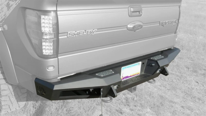 Addictive Desert Designs 10-14 Ford F-150 Raptor HoneyBadger Rear Bumper w/ Tow Hooks - Image 3