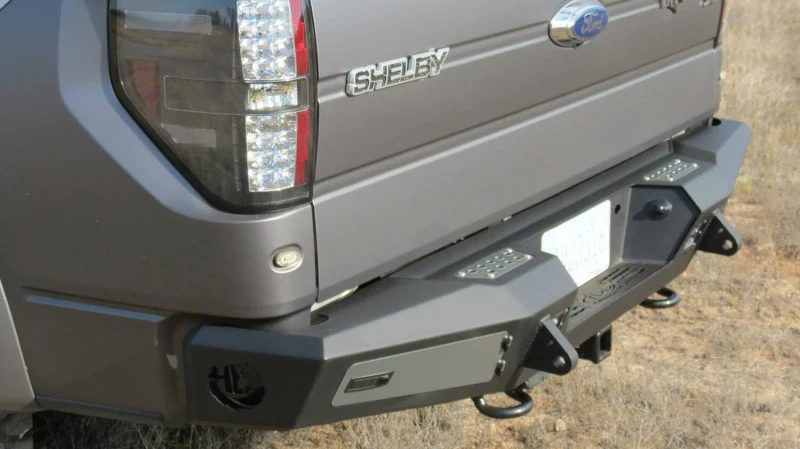 Addictive Desert Designs 10-14 Ford F-150 Raptor HoneyBadger Rear Bumper w/ Tow Hooks - Image 6