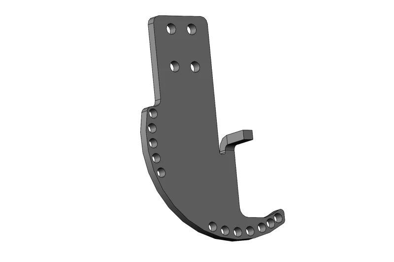 Addictive Desert Designs 2019+ GMC Sierra 1500/2500 Shutter Motor Bracket - Image 2