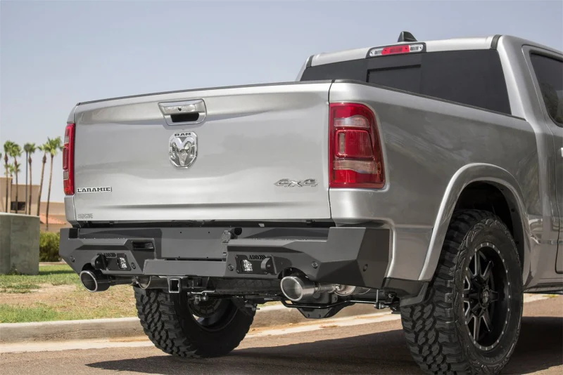 Addictive Desert Designs 2019 Ram 1500 Hammer Stealth Fighter Rear Bumper w/ 6 Sensor Cutouts - Image 8