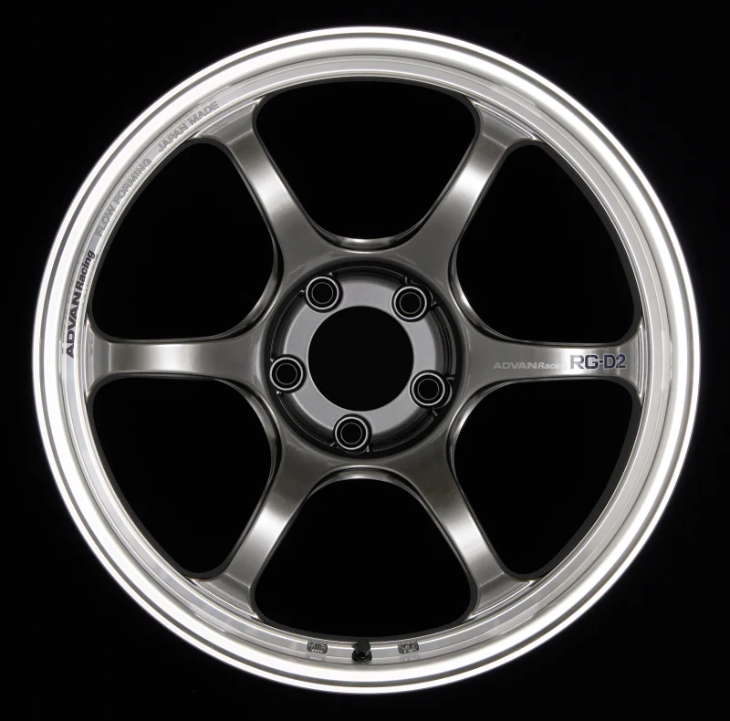 Advan RG-D2 17x8.5 +31 5x114.3 Machining and Racing Hyper Black Wheel - Image 2