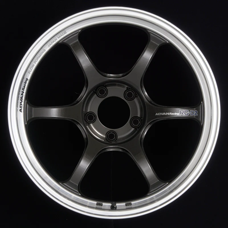 Advan RG-D2 18x9.5 +35 5x114.3 Machining and Black Gunmetallic Wheel - Image 2
