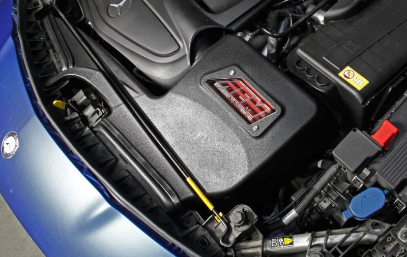 AEM 13-15 Mercedes CLA250 L4 2.5L Silver Cold Air Intake - Image 3