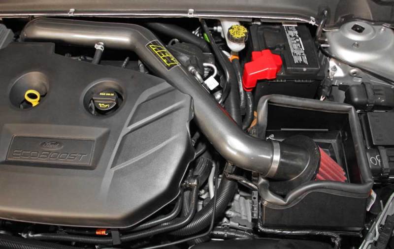 AEM 14-15 Ford Fusion 2.0L L4 Turbo - Cold Air Intake System - Gunmetal Gray - Image 3