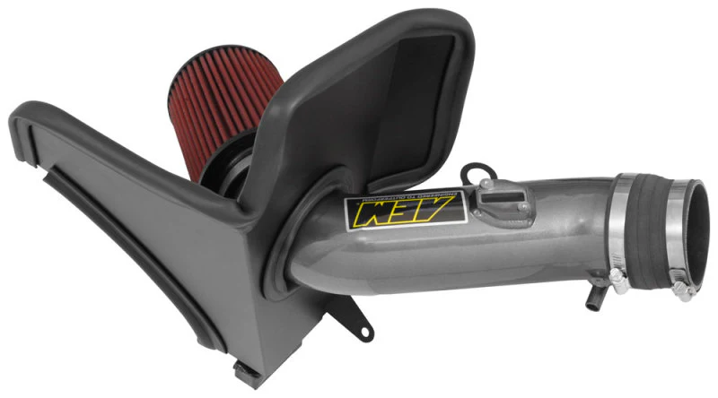 AEM 2017 Honda Pilot V6-3.5L F/I Gunmetal Gray Cold Air Intake - Image 4