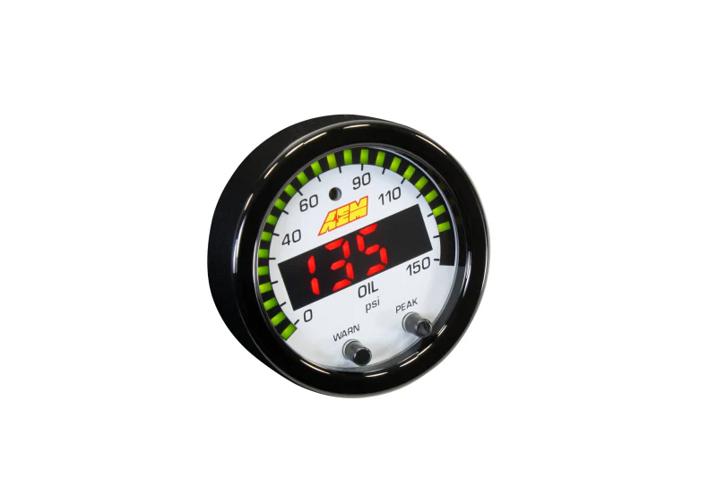 AEM X-Series 0-150 Oil Pressure Gauge Kit - Image 6