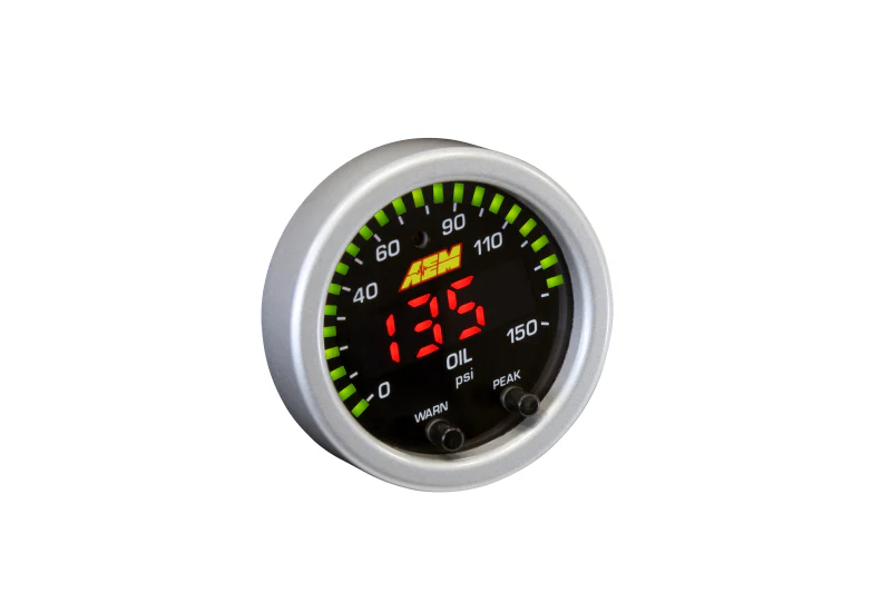 AEM X-Series 0-150 Oil Pressure Gauge Kit - Image 8