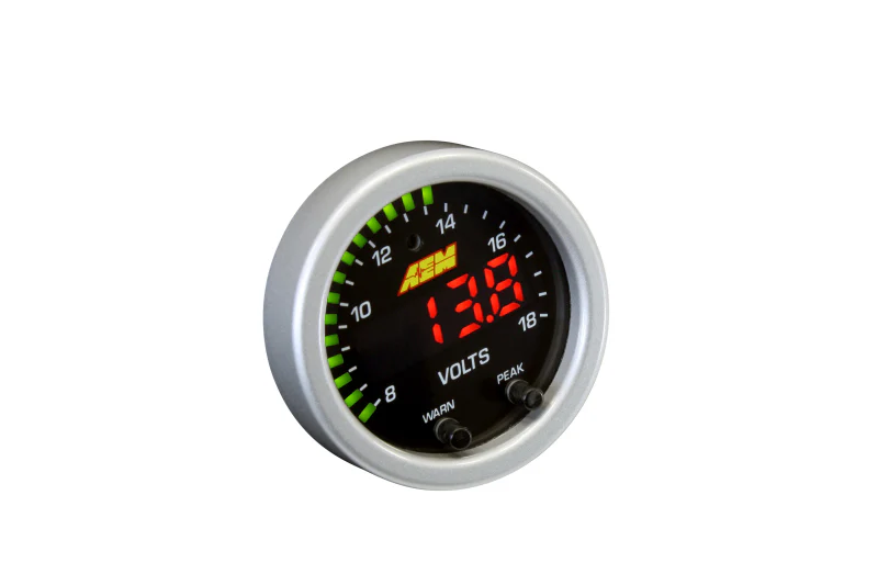 AEM X-Series 8-18V Volt Gauge - Image 4