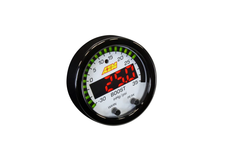 AEM X-Series Boost Pressure -30inHg 35psi Gauge - Image 2