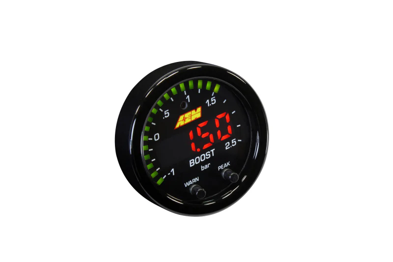 AEM X-Series Boost Pressure -30inHg 35psi Gauge - Image 6