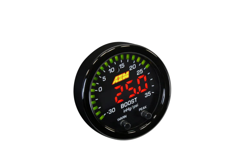 AEM X-Series Boost Pressure -30inHg 35psi Gauge - Image 8