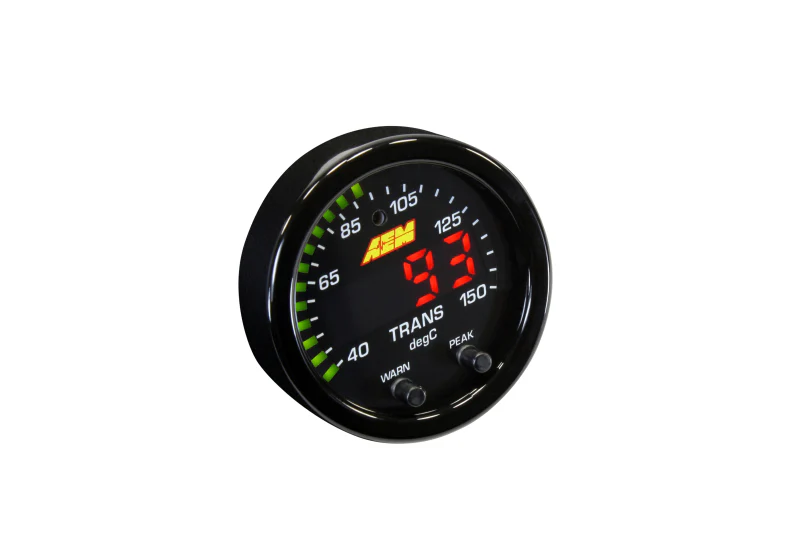 AEM X-Series Temperature 100-300F Gauge Kit (ONLY Black Bezel and Water Temp. Faceplate) - Image 11