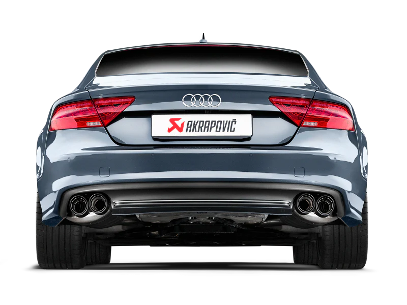 Akrapovic 13-17 Audi S6 Avant/Limousine (C7) Evolution Line Cat Back (Titanium) w/ Carbon Tips - Image 6