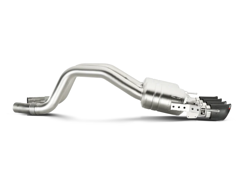 Akrapovic 14-17 Chevrolet Corvette Z06 (C7) Slip-On Line (Titanium) w/ Carbon Tips - Image 4