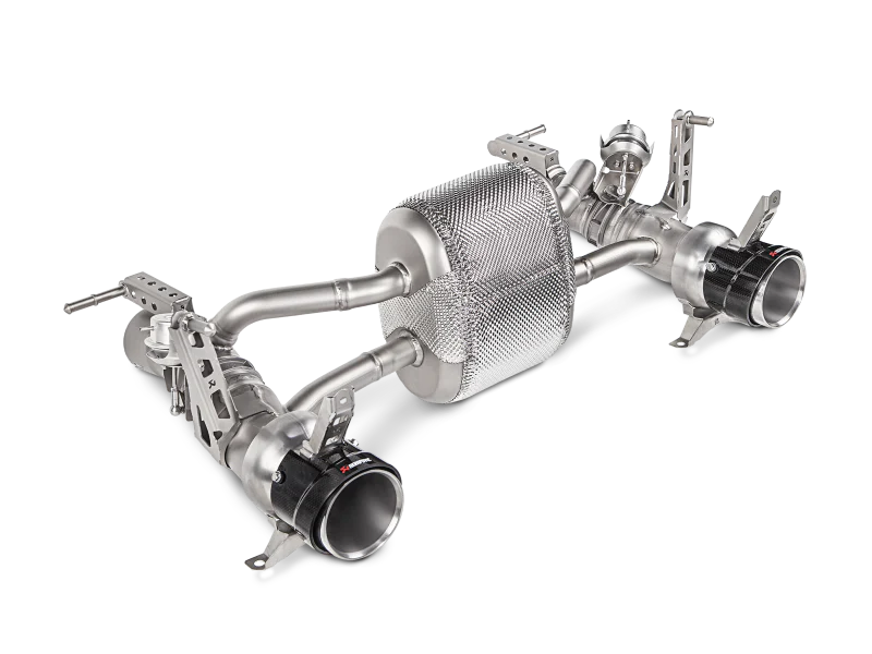 Akrapovic 16-17 Ferrari 488 GTB/488 Spyder Slip-On Line (Titanium) w/ Carbon Tips