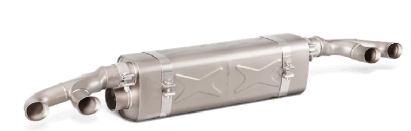 Akrapovic 16-17 Porsche 911 Turbo/Turbo S (991.2) Slip-On Line (Titanium) (Req. Tips/Diffuser) - Image 3