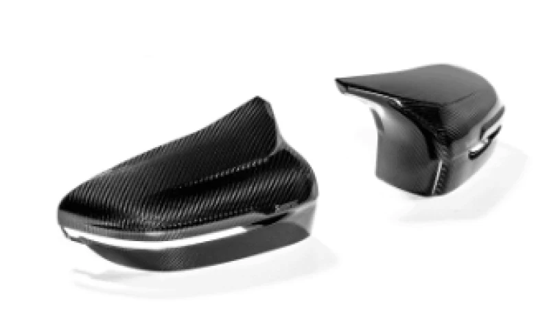 Akrapovic 2018+ BMW M5 (F90) / 2020 BMW M8 (F91/F92) Carbon Fiber Mirror Cap Set - High Gloss - Image 2