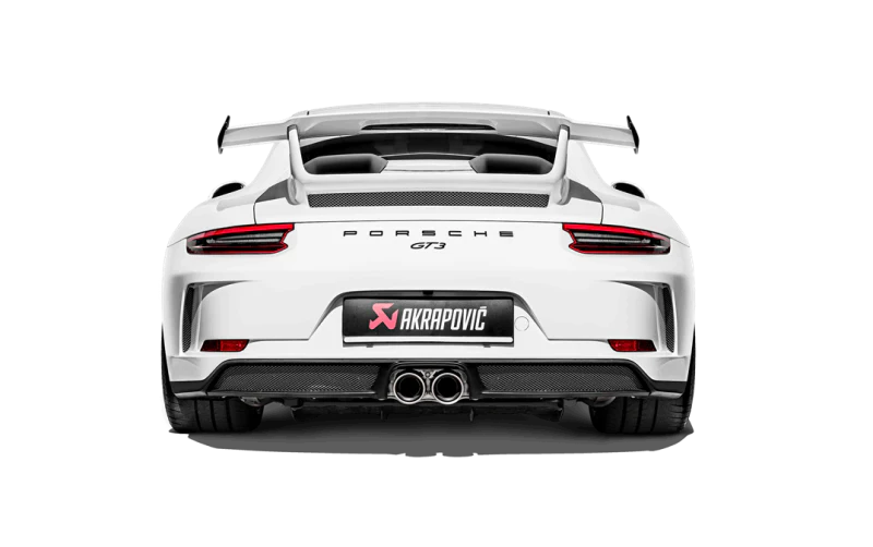 Akrapovic 2018 Porsche 911 GT3 (991.2) Slip-On Race Line (Titanium) w/Header/Tail Pipes