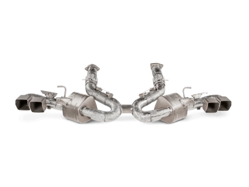 Akrapovic 2020+ Chevrolet Corvette C8 Slip-On Line (Titanium)