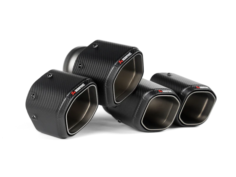 Akrapovic 2024+ BMW M5 (G90,G99) Hexagonal Carbon Fiber Tail Pipe Set - Image 3