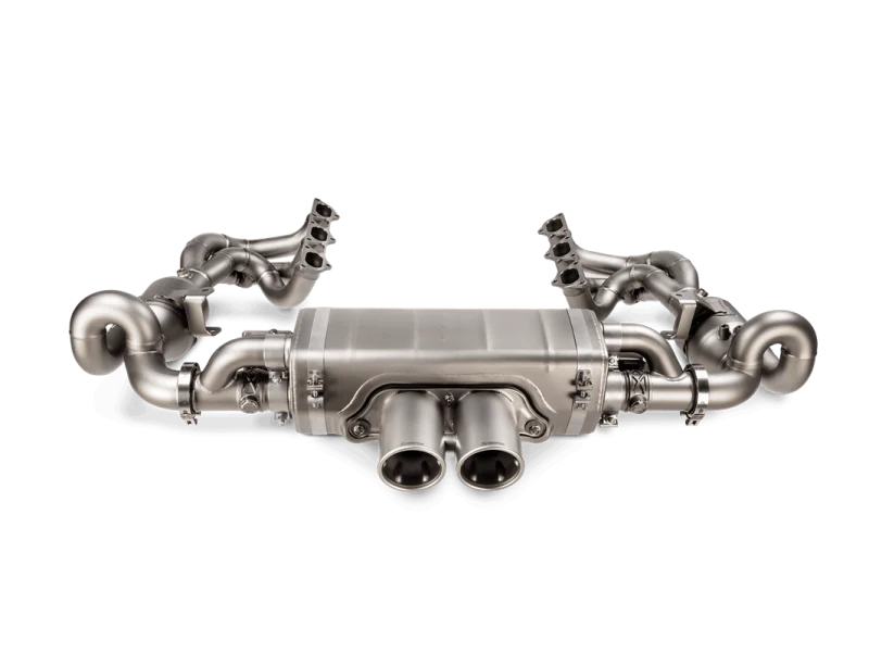 Akrapovic 2021-24 Porsche 911 GT3/GT3 RS (992) Slip-On Race Line (Titanium) w/Titanium Tips