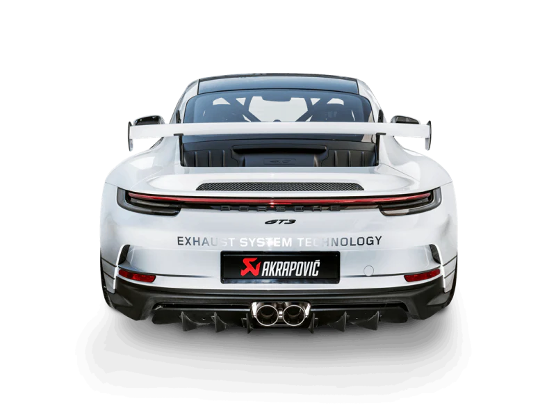 Akrapovic 2021-24 Porsche 911 GT3/GT3 RS (992) Slip-On Race Line (Titanium) w/Titanium Tips - Image 3