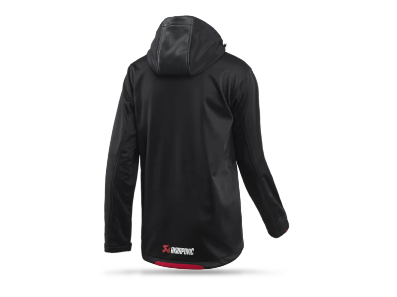 Akrapovic Mens Corpo Softshell Jacket Black - M - Image 3