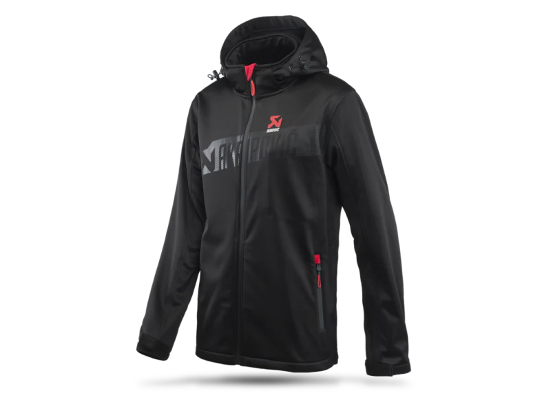 Akrapovic Mens Corpo Softshell Jacket Black - XL