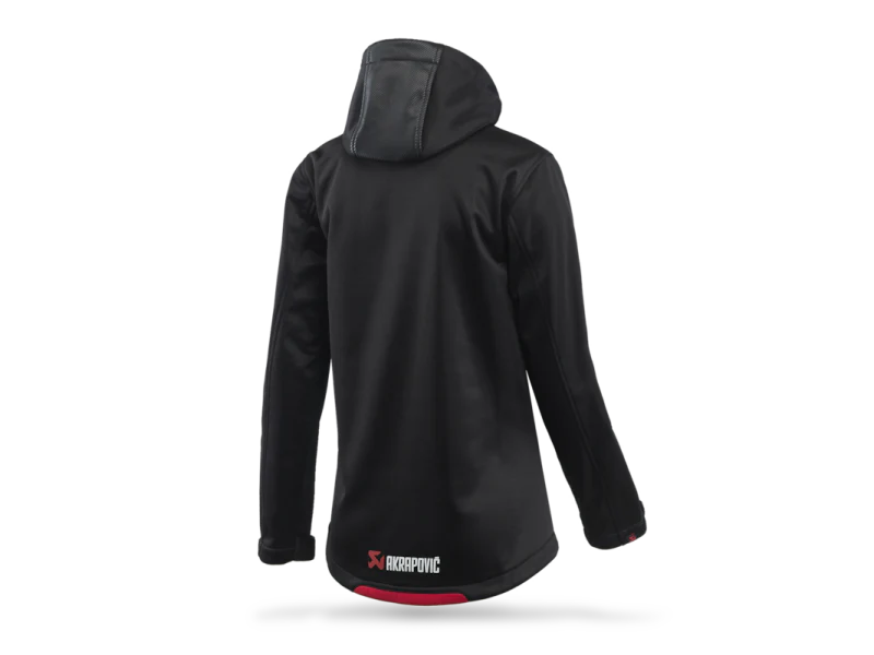 Akrapovic Womens Corpo Softshell Jacket Black - M - Image 3