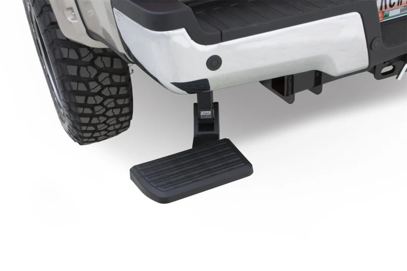 AMP Research 17-22 Ford F-250/350/450 SprDty (450 w/No Vib. Damp Installed) Driv. Side BedStep - Blk - Image 2