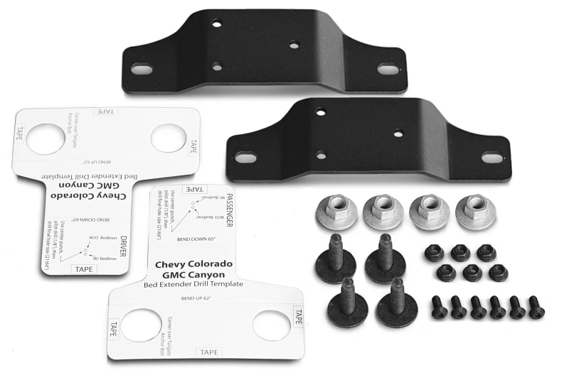 AMP Research 19-22 Chevrolet/GMC Colorado/Canyon Bedxtender HD Kit - Black - Image 2