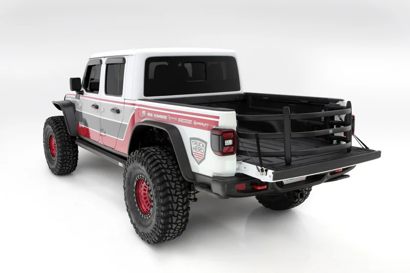 AMP Research 20-22 Jeep Gladiator (Does Not Work w/Tonneau Cvrs) Bedxtender HD Sport - Black - Image 12
