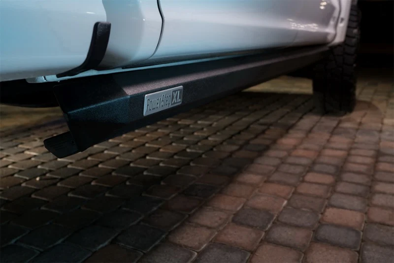 AMP Research 20-23 Chevy Silverado 1500 Crew Cab PowerStep XL - Black (Incl OEM Style Illumination) - Image 4