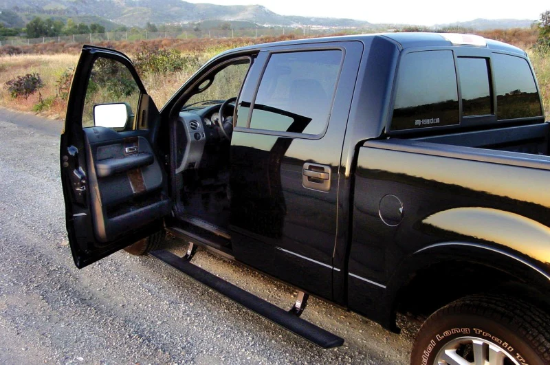 AMP Research 2004-2008 Ford F150 All Cabs PowerStep - Black - Image 4
