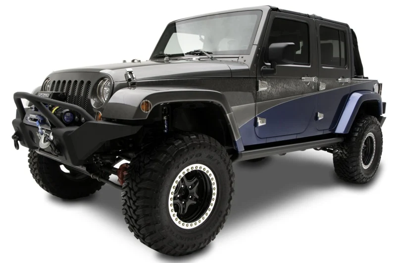 AMP Research 2007-2017 Jeep Wrangler JK 4 Door PowerStep - Black - Image 7
