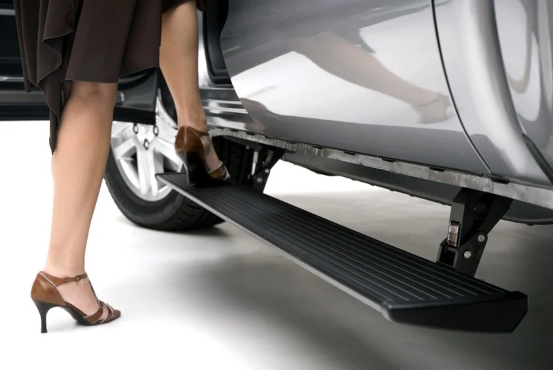 AMP Research 2007-2017 Toyota Tundra Double Cab/CrewMax PowerStep - Black - Image 2