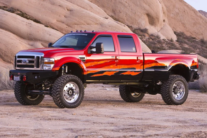 AMP Research 2008-2016 Ford F250/350/450 All Cabs PowerStep - Black - Image 3