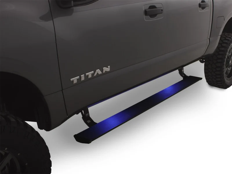 AMP Research 2016-2017 Nissan Titan / Titan XD PowerStep Plug N Play - Black - Image 2