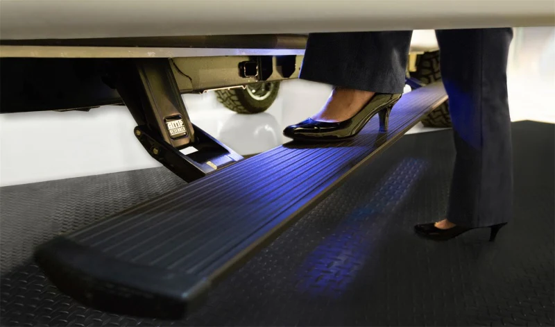AMP Research 2020 Ford F150 /250/350/450 PowerStep Running Boards Plug N Play - Black - Image 3