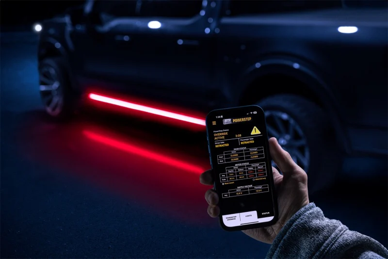 AMP Research 21-24 Ford F-150 SuperCrew PowerStep Vision - Image 3