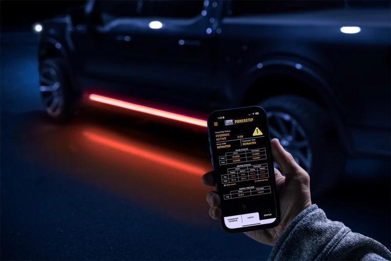 AMP Research 21-24 Ford F-150 SuperCrew PowerStep Vision - Image 4