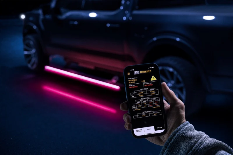 AMP Research 21-24 Ford F-150 SuperCrew PowerStep Vision - Image 7