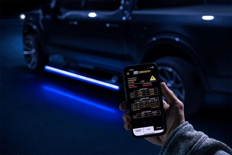 AMP Research 21-24 Ford F-150 SuperCrew PowerStep Vision - Image 8