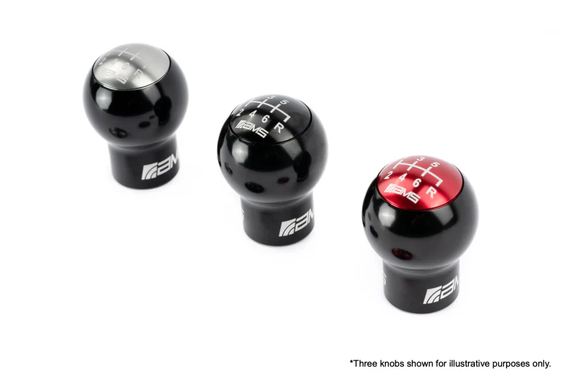 AMS Performance Subaru WRX/STi 6-Speed Billet Shift Knob (Incl Red, Black, & Gunmetal Cap) - Image 5